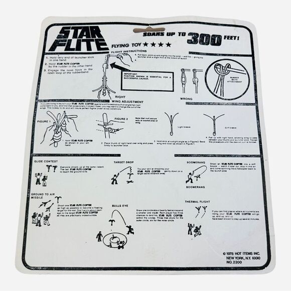 🔥 Vintage Hot Items Star Flite Space Toy NOS Launching Ship Star War - Picture 3 of 3